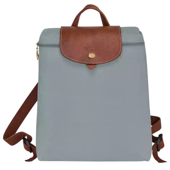 Arden | Foldable Nylon Backpack in Light Gray