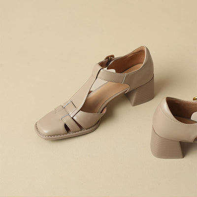 Anna | Square-Toe Summer Sandals