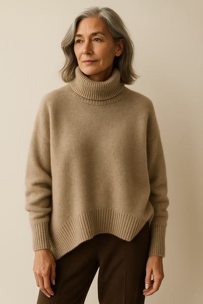 Zia | Cozy High-Collared Sweater