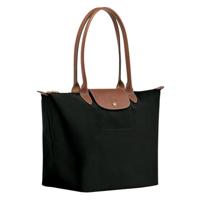Maya | Large Black Nylon Tote
