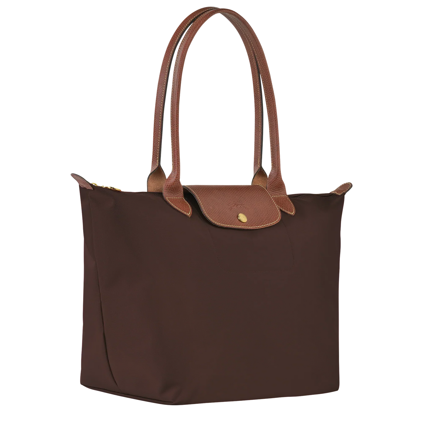 Ariana | Large Dark Brown Nylon Tote