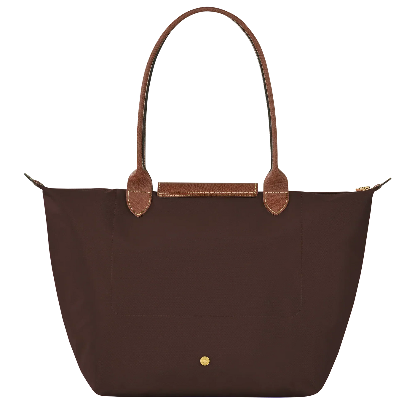 Ariana | Large Dark Brown Nylon Tote