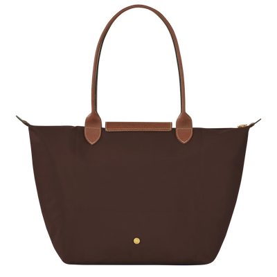 Ariana | Large Dark Brown Nylon Tote