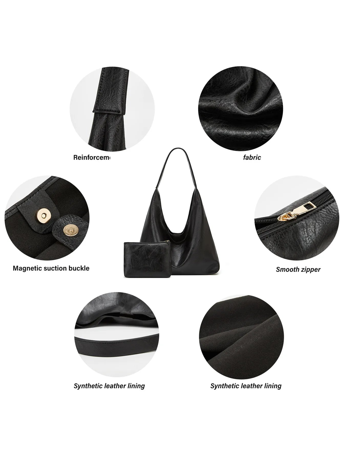 Bernadette | 2-piece Set Tote Bag + free wallet