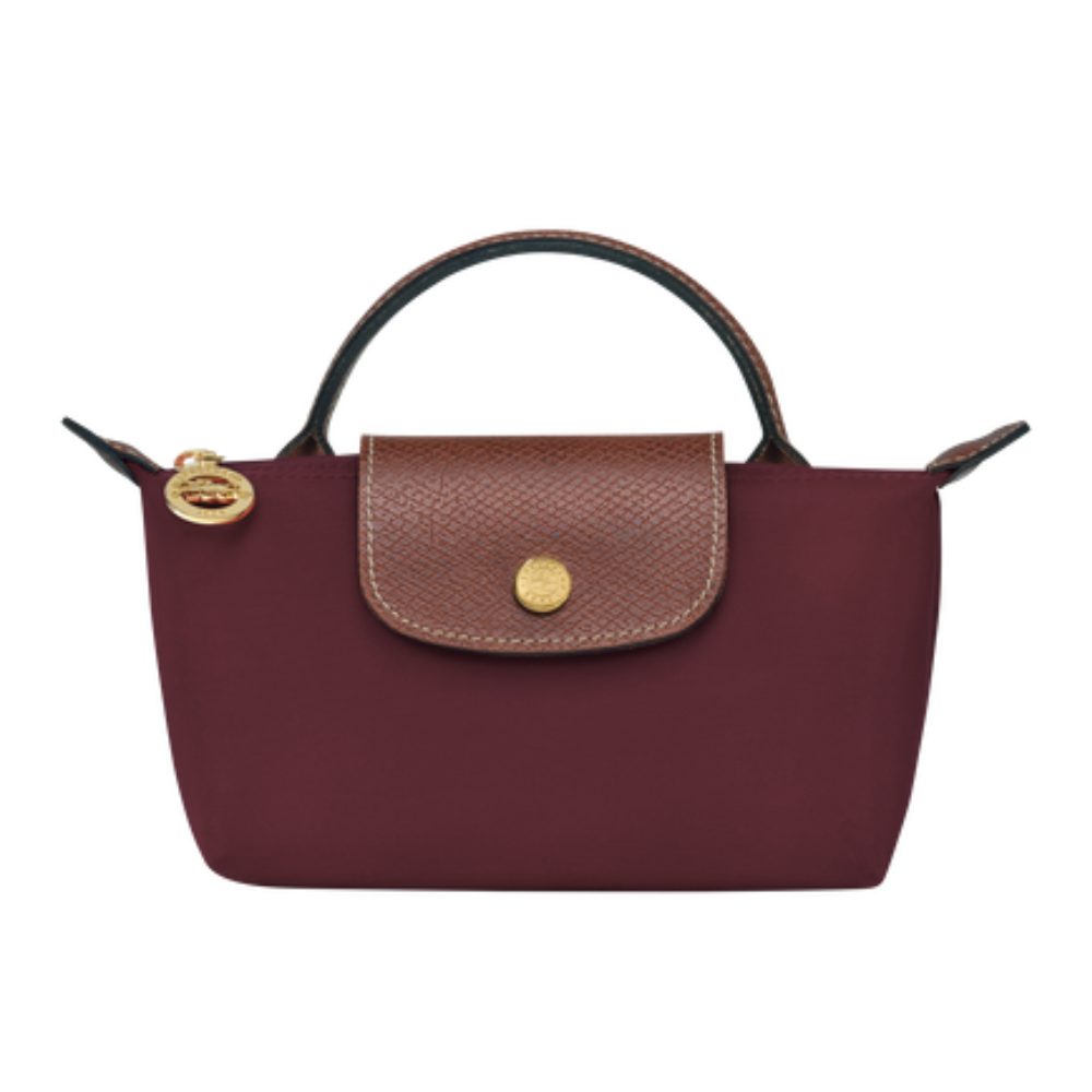 Freya | Mini Shoulder Tote in Burgundy